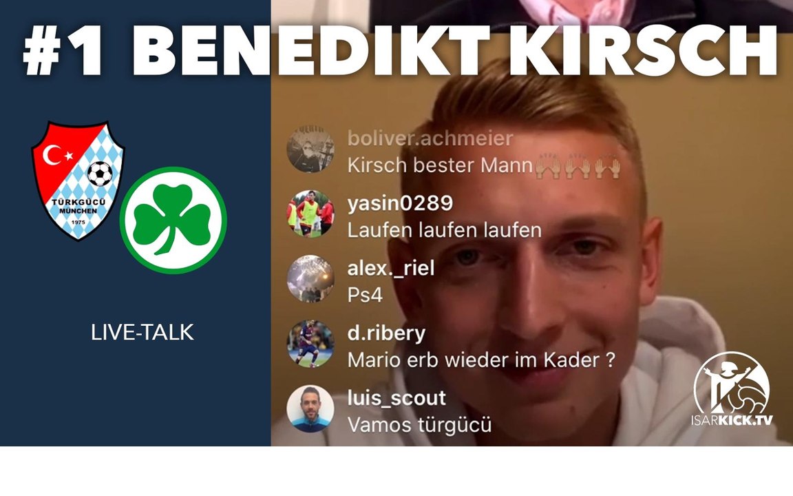 Frisurtipps für Arturo Vidal und Spiele gegen den VfB Stuttgart: Benedikt Kirsch von Türkgücü München im Verhör