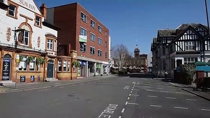 Derbyshire towns in lockdown