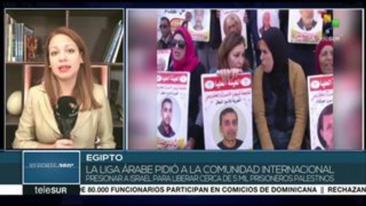 Liga Árabe pide liberación de presos palestinos en cárceles israelíes
