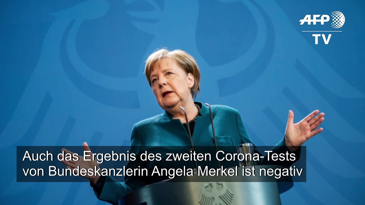 Auch zweiter Coronatest der Kanzlerin negativ