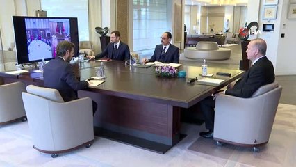 Cumhurbaşkanı Erdoğan, infaz yasasını video konferansta görüştü