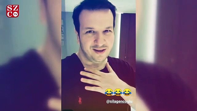 Şahan Göbakar'dan canlı yayın kazası geçiren Sıla taklidi