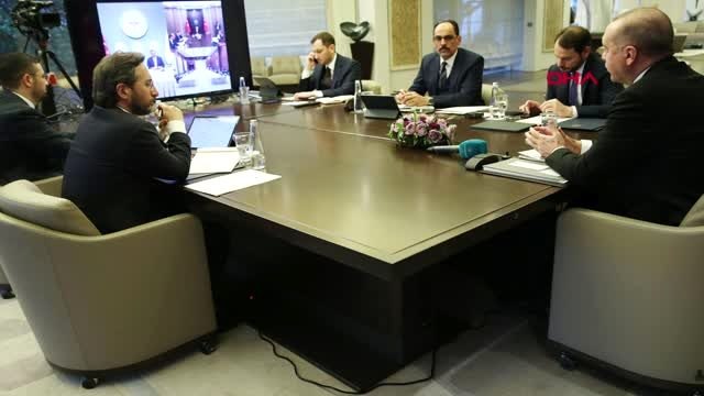 CUMHURBAŞKANI ERDOĞAN, BİLİM KURULU TOPLANTISI'NA VİDEO KONFERANSLA KATILDI