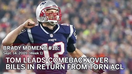 Tom Brady No. 18 Moment: QB Leads Patriots Comeback In Return From ACL Tear