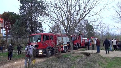 2 katlı çiftlik evi yandı - BURSA