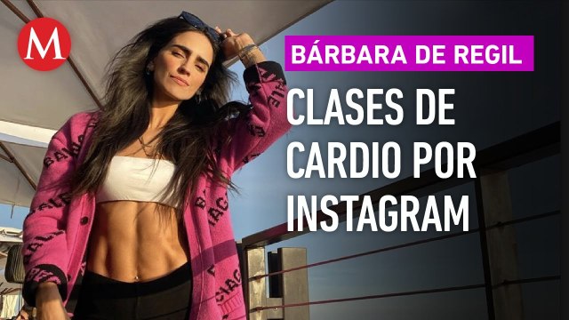 Bárbara de Regil da clases de cardio por Instagram para que te quedes en casa