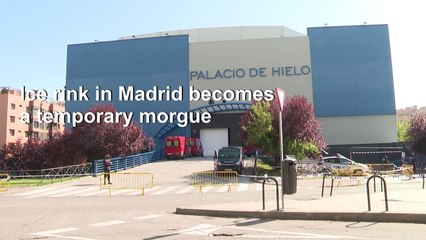 Coronavirus: Madrid ice rink transformed into a morgue as COVID-19 death toll rises