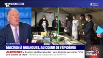 Story 9 : Emmanuel Macron à Mulhouse au cœur de l'épidémie de coronavirus - 25/03