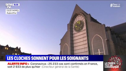 下载视频: Les cloches sonnent pour les soignants