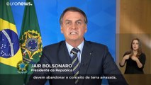 El presidente de Brasil critica las medidas de prevención adoptadas en Sao Paulo y Río de Janeiro