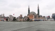 Taksim ve İstiklal Caddesi boş kaldı - İSTANBUL