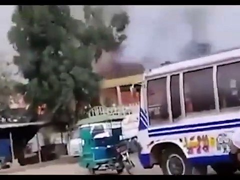 Gass (Oil) tanker blast in lahore shahdara II Gas Oil tanker catches fire near Lahore's Shahdara Mor