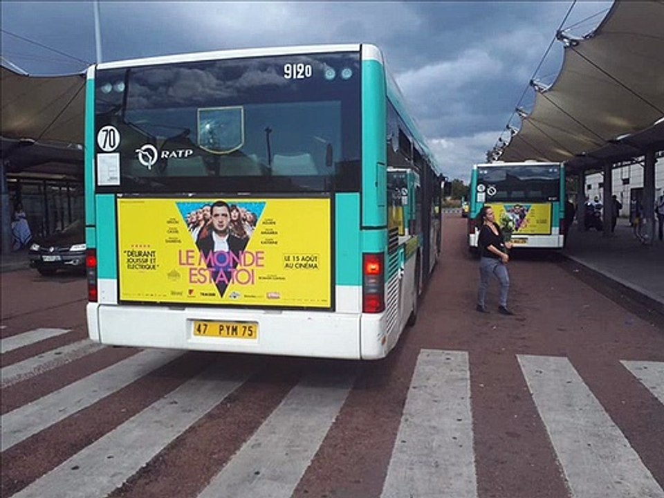 Sound Bus MAN NL223 n°9120 de la RATP - Paris sur la ligne 353