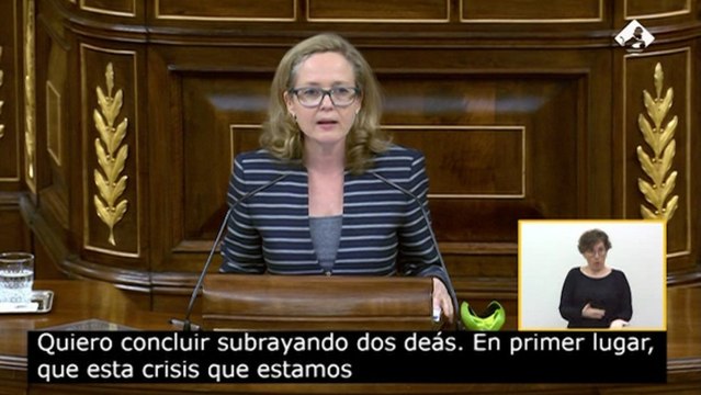 Calviño defiende las eficaces medidas del Gobierno