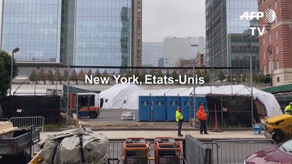Coronavirus: une morgue temporaire installée à New York pour un afflux de victimes