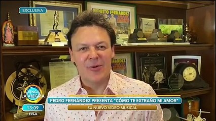 EN EXCLUSIVA Pedro Fernández nos envía un video especial. | Venga La Alegría