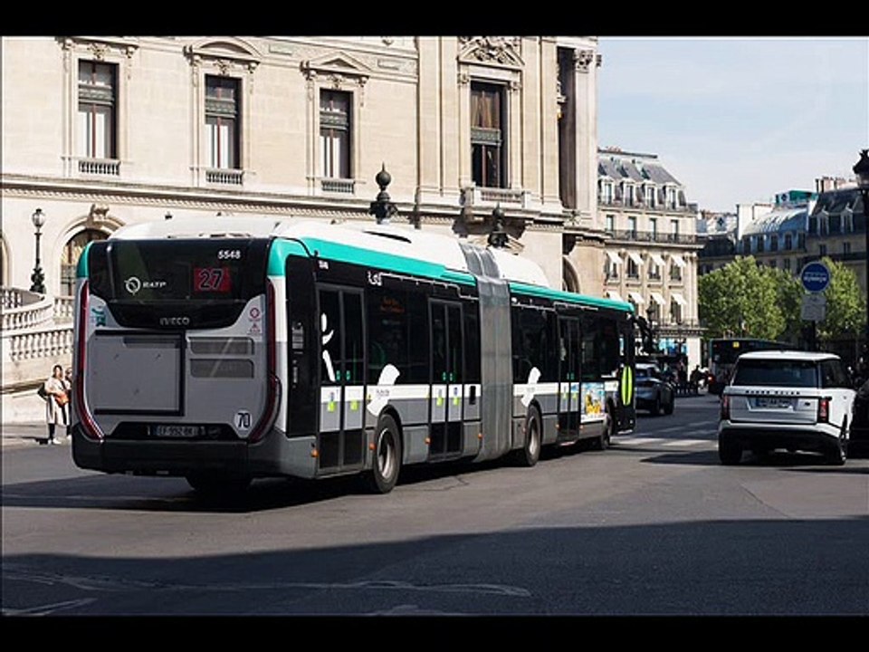 Sound Bus Iveco Urbanway 18 Hyb n°5548 de la RATP - Paris