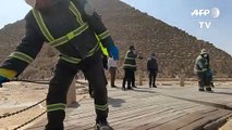 Egito desinfeta as pirâmides de Gizé
