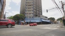 Calles desiertas en el primer día de cuarentena total en Panamá por coronavirus