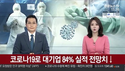 코로나19로 대기업 84% 실적 전망치↓