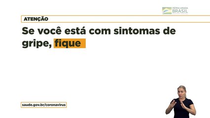 Campanha do Ministério da Saúde - Coronavirus - Isolamento