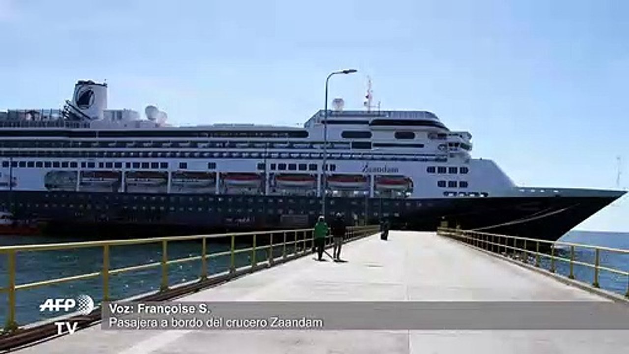 Pasajeros del crucero Zaandam se sienten "un poco prisioneros" por el coronavirus