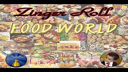 Chicken Poori Paratha Roll with Chutney and sauce.