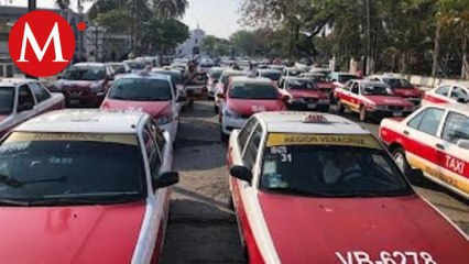 Taxistas exigen apoyo económico por cuarentena de Covid-19