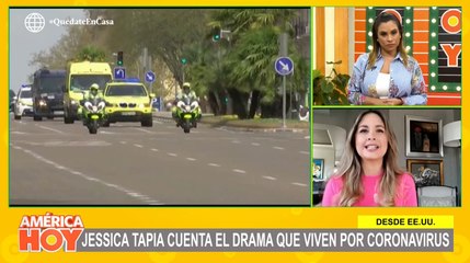 Jessica Tapia contó el drama que se vive en el país norteamericano por aislamiento