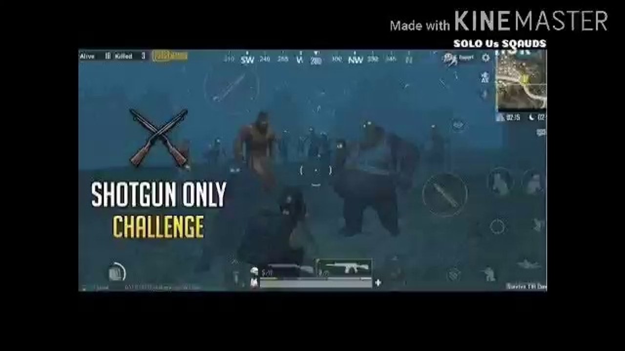 SHOTGUN_ONLY_CHALLENGE!_|_36_KILLS_vs_SQUAD!_|_PUBG_Mobile(360p)