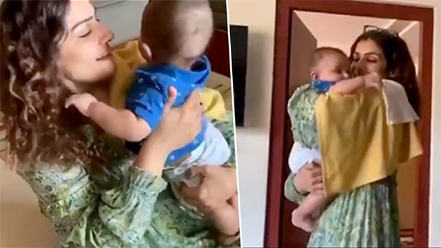 Raveena Tandon Playing With Her Grandson Is Too Cute