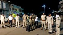गरोठ: नगर में ASP ने पुलिस बल के साथ की जनता से अपील