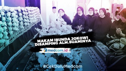 Makam Ibunda Jokowi Disandingkan Dengan Ayahanda