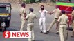 Indian police use violence against coronavirus lockdown offenders