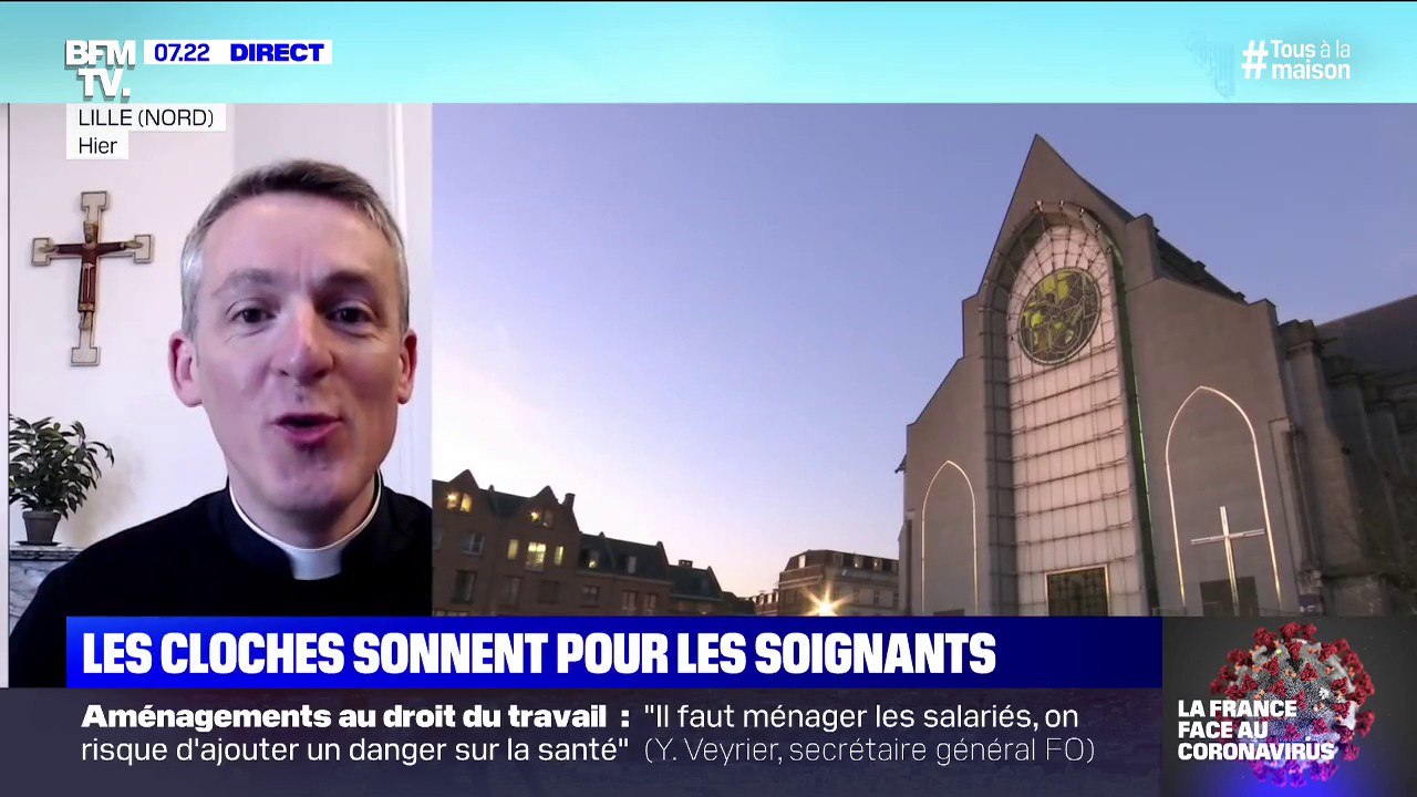 Coronavirus: l'Église a voulu envoyer "un grand message d'espérance" en faisant sonner les cloches pour les soignants