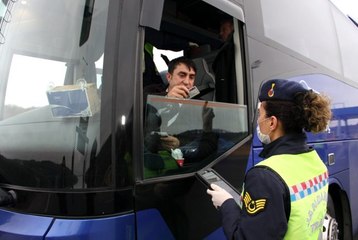 Jandarmadan şehirlerarası otobüslere denetim