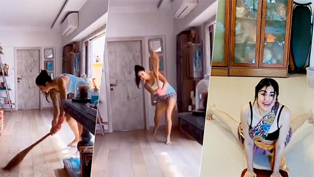 Katrina Kaif And Adah Sharma's CREATIVE Style To Clean The House