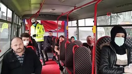 Polis otobüs ve minibüs sürücülerine göz açtırmıyor