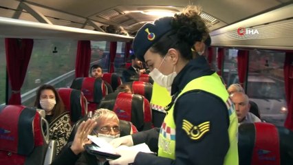 Jandarmadan şehirlerarası otobüslere denetim