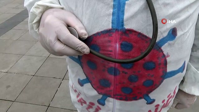 'Dadaş Kaşif' korona virüse dikkat çekti