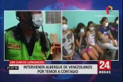 PNP interviene albergue de venezolanos por temor a contagios
