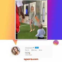 Pogba çiftinin karantina gününde talihsiz anı