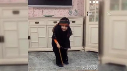 Minik öğrencilerinden "evde kal" çağrısı