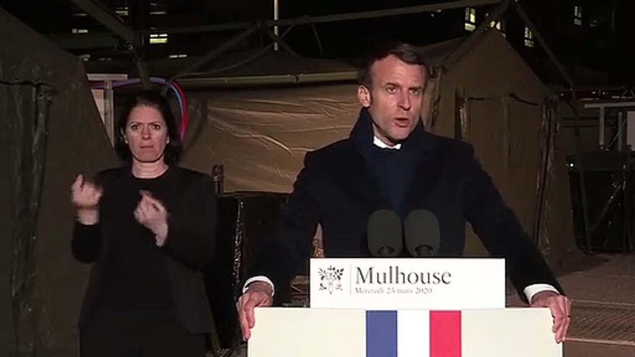 Emmanuel Macron à Mulhouse : « Nous devons être unis »