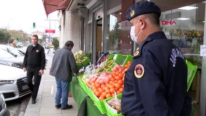 JANDARMADAN MARKETLERDE KORONAVİRÜS DENETİMİ