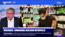 Masques: Emmanuel Macron interpellé - 26/03