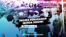 Suasana Pemakaman Ibunda Jokowi