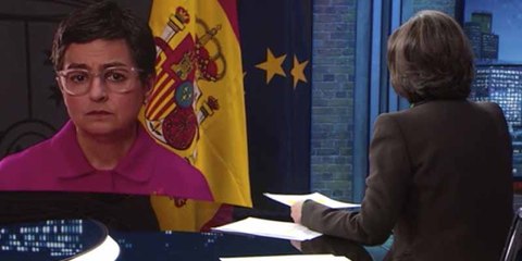 La gran mentira de la ministra de Exteriores a la CNN: "Tenemos aviones aterrizando con material desde todo el mundo"