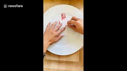 California artist turns TOILET ROLL into Rebel Wilson’s 'stay home' dress