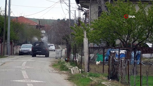 Mustafakemalpaşa’da kırsal mahalleler dezenfekte ediliyor